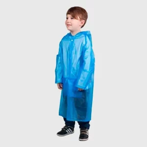 Capa de Chuva Infantil com capuz integrado