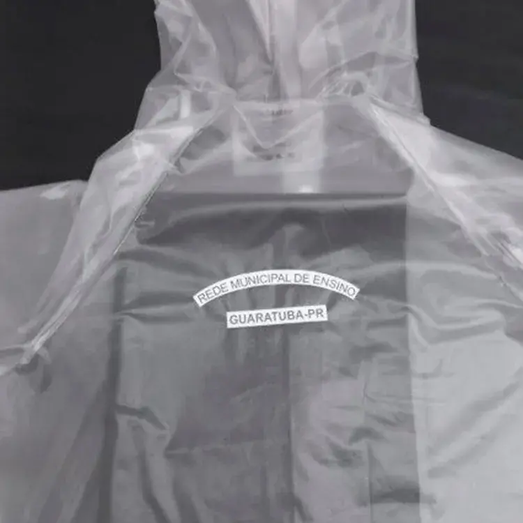 Capas de chuva com logo personalizado